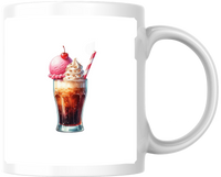 Thumbnail for Ice Cream Soda Float Mug | Retro Cherry Sundae Coffee Mug | Dessert Lover Gift