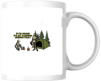 Thumbnail for Funny Camping Skeleton Mug | If I'm Drunk It's My Camping Friends Fault Coffee Mug | Camper Gift