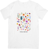 Thumbnail for Wildflower Garden T-Shirt | Boho Floral Easter Stay Wild Graphic Tee | Nature Lover Gift
