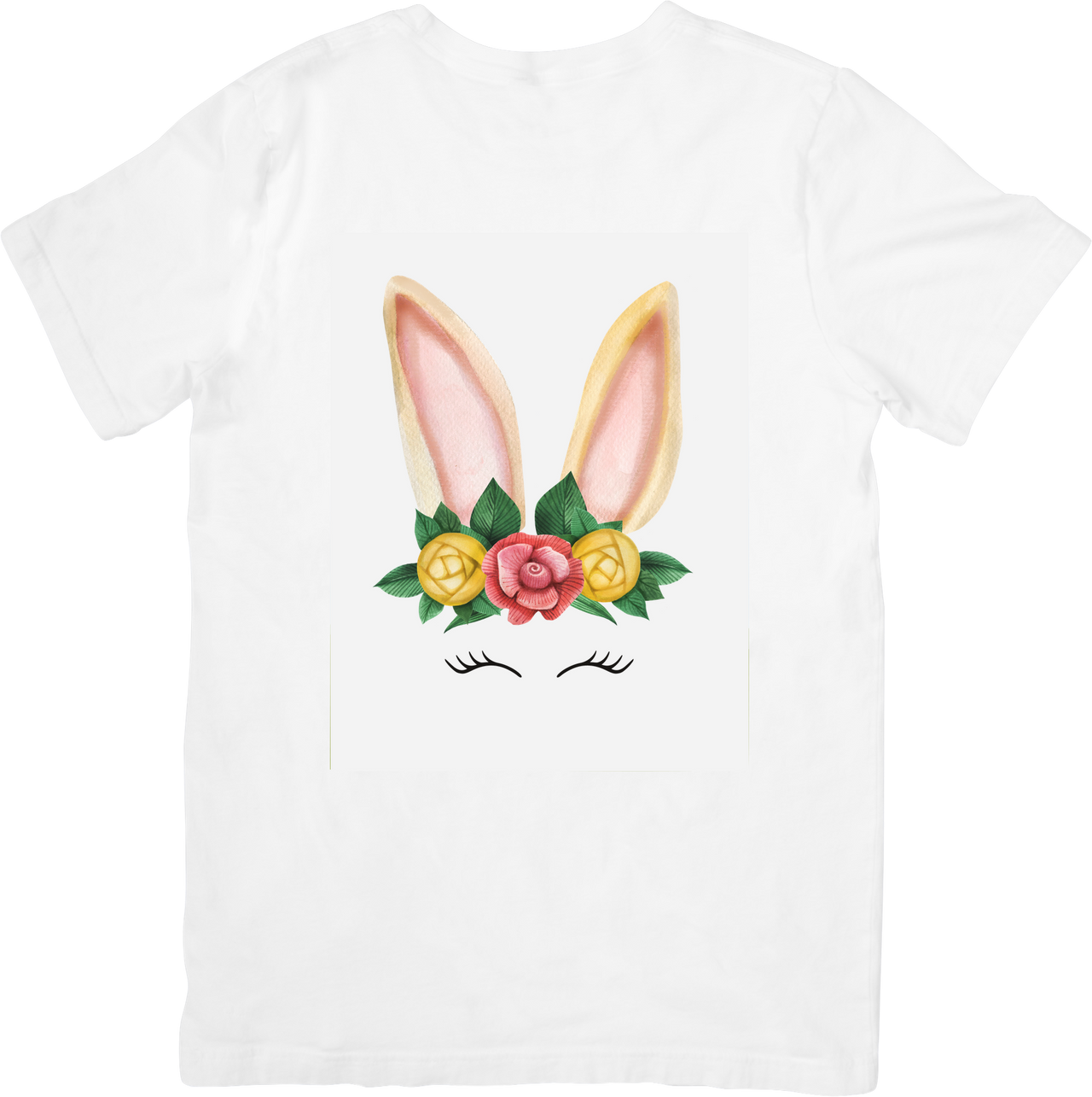 Floral Bunny Ears T-Shirt | Cute Boho Easter Graphic Tee | Easter Gift