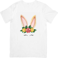 Thumbnail for Floral Bunny Ears T-Shirt | Cute Boho Easter Graphic Tee | Easter Gift