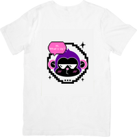 Thumbnail for Pixel Monkey Hi What's Up T-Shirt | Funny Y2K Retro Graphic Tee