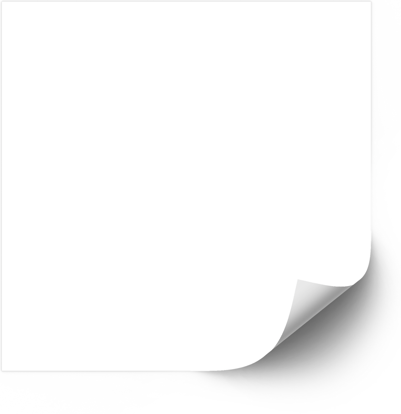 Blank Minimalist White Sticker | Minimalist Clean Vinyl Decal