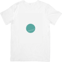 Thumbnail for Planet Circle T-Shirt | Minimalist Boho Christmas Space Graphic Tee | Holiday Science Lover Gift