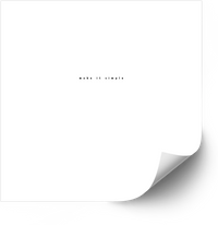 Thumbnail for Make It Simple Sticker | Minimalist Typography Vinyl Decal