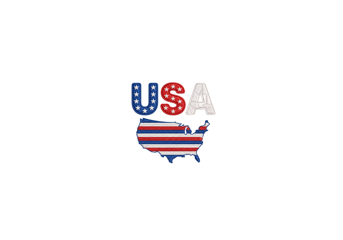 USA Map Patriotic Throw Pillow | American Flag Stars & Stripes Decorative Pillow | 4th Of July Gift
