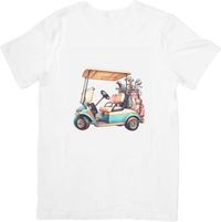 Thumbnail for Watercolor Golf Cart T-Shirt | Cute Pastel Golfing Graphic Tee | Golfer Sports Gift