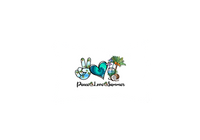 Thumbnail for Peace Love Summer Throw Pillow | Tie-Dye Tropical Beach Decorative Pillow | Summer Decor Gift