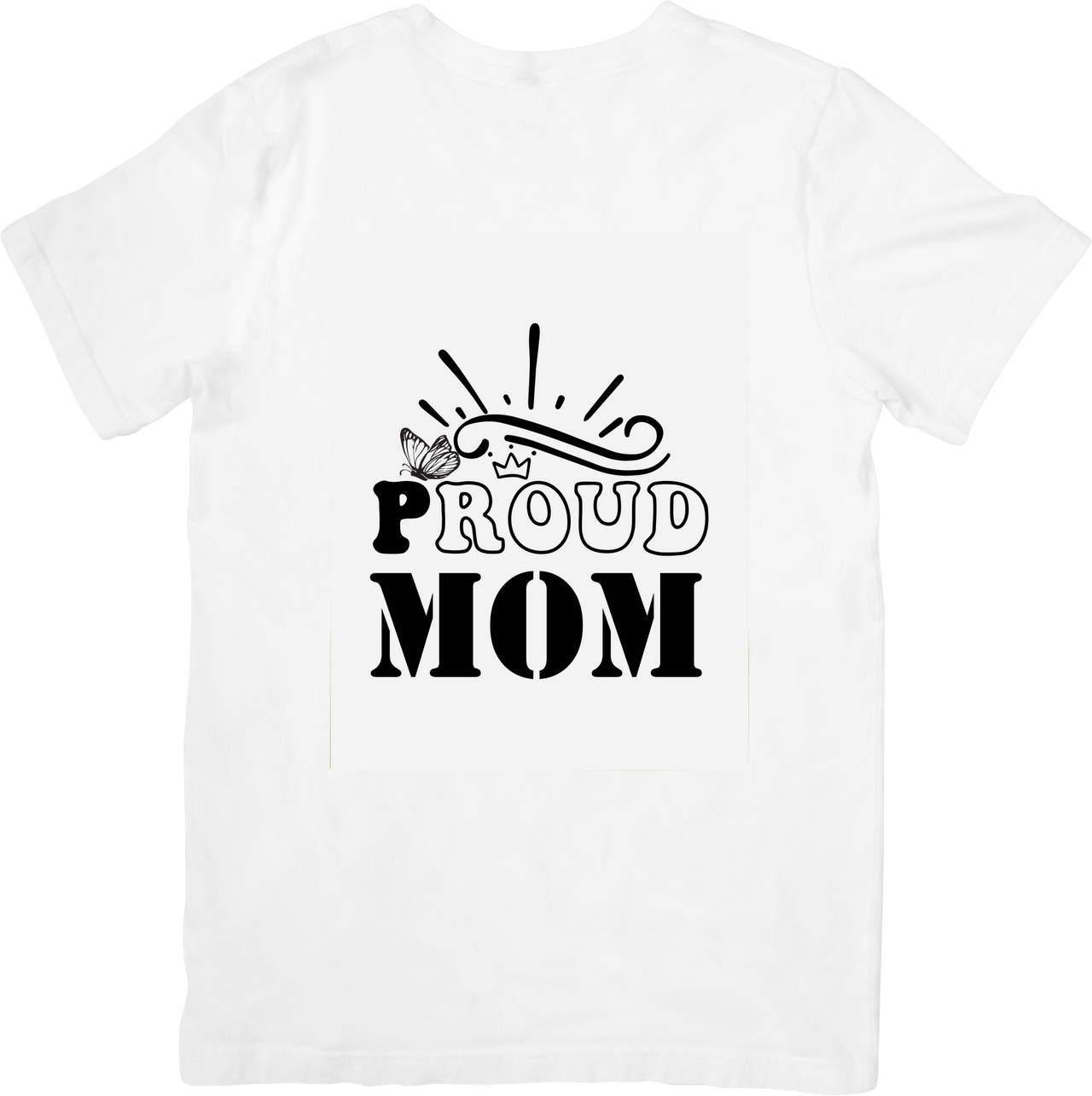 Proud Mom T-Shirt | Cute Minimalist Graphic Tee | Mother's Day Gift