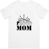 Thumbnail for Proud Mom T-Shirt | Cute Minimalist Graphic Tee | Mother's Day Gift